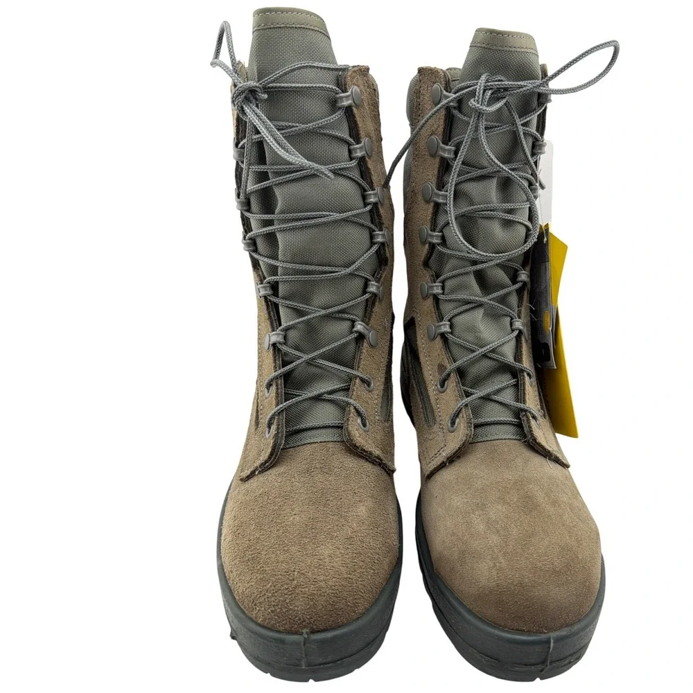Belleville 600 ST Combat Boots Mens 6.5‎ R Green NWT'S Steel Toe Vibram USA
